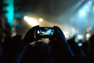 event audience and stage